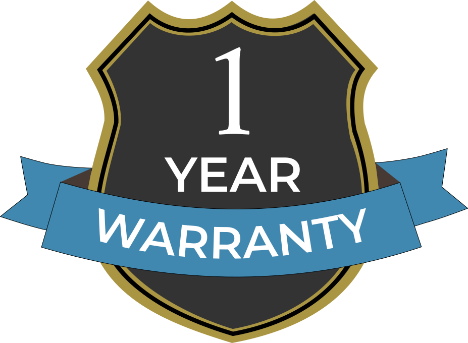 1-Year Warranty Protection - Shield badge